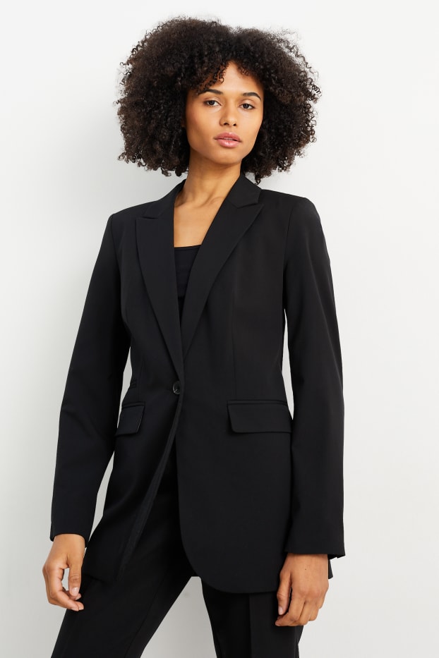 Dona - Blazer formal - regular fit - Mix & Match - negre