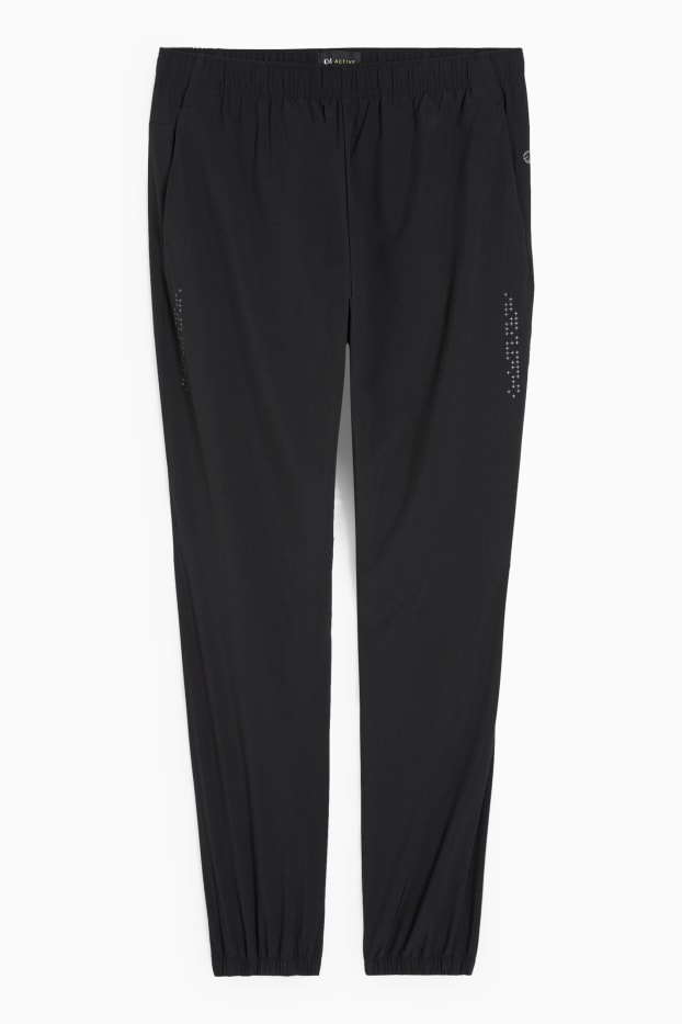 Hommes - Pantalon de sport - 4 Way Stretch - Flex - noir