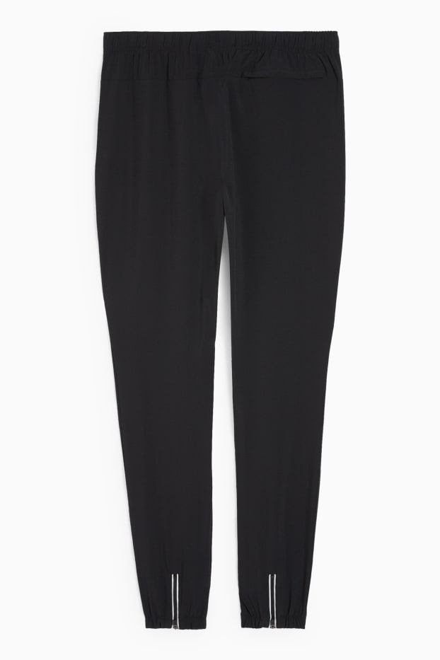 Hommes - Pantalon de sport - 4 Way Stretch - Flex - noir