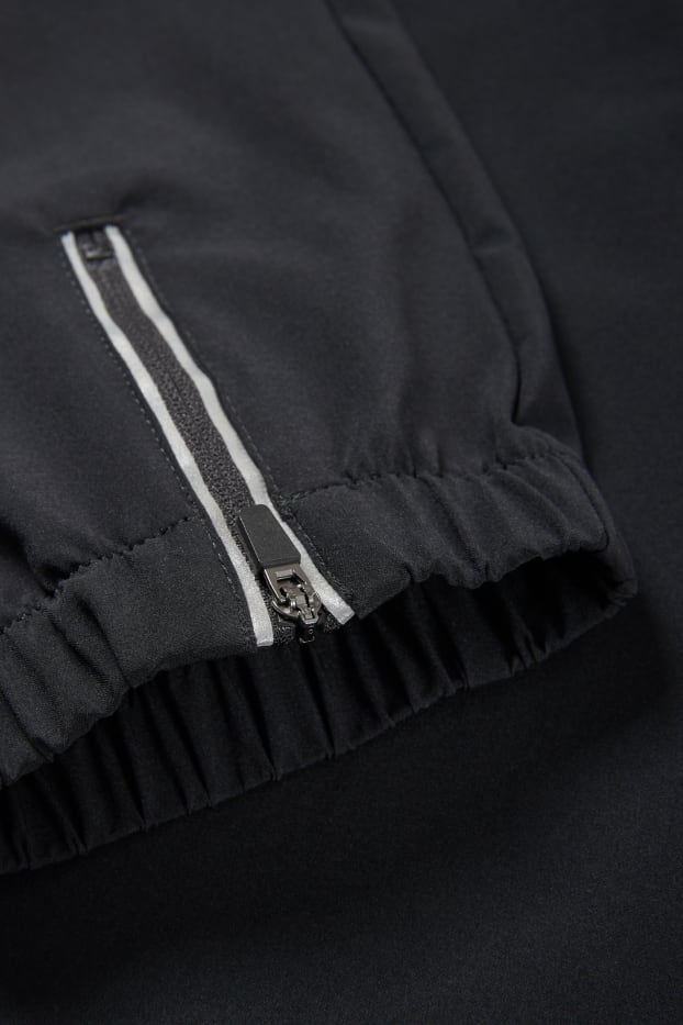 Hommes - Pantalon de sport - 4 Way Stretch - Flex - noir