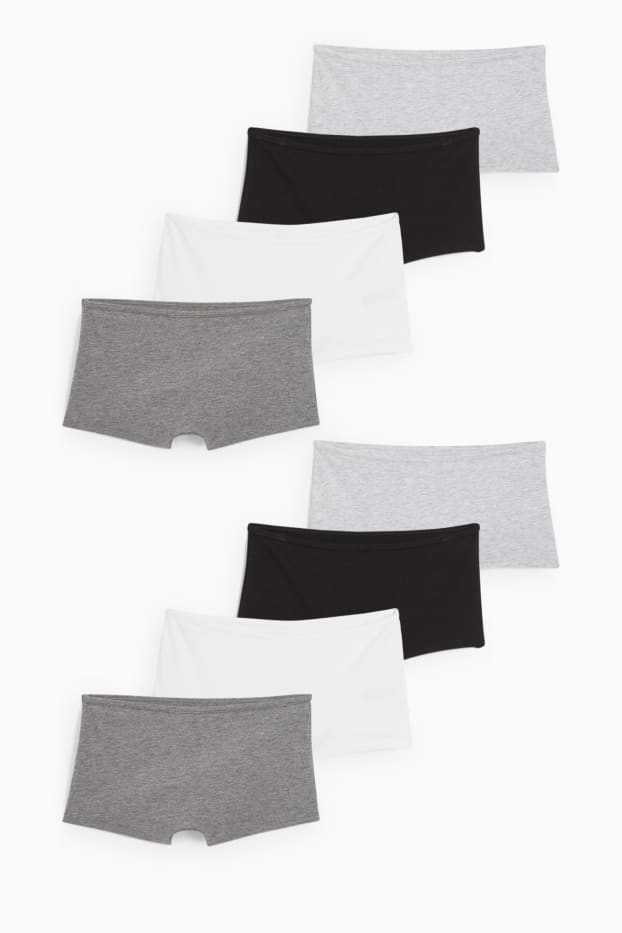 Kinder Mädchen - Multipack 8er - Boxershorts - weiss