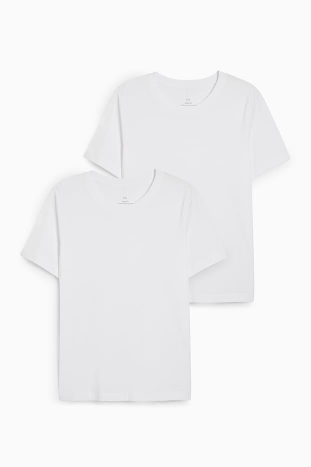 Dona - Paquet de 2 - samarreta de màniga curta - blanc
