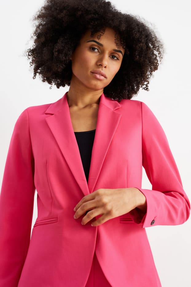 Women - Business blazer - fitted - pink