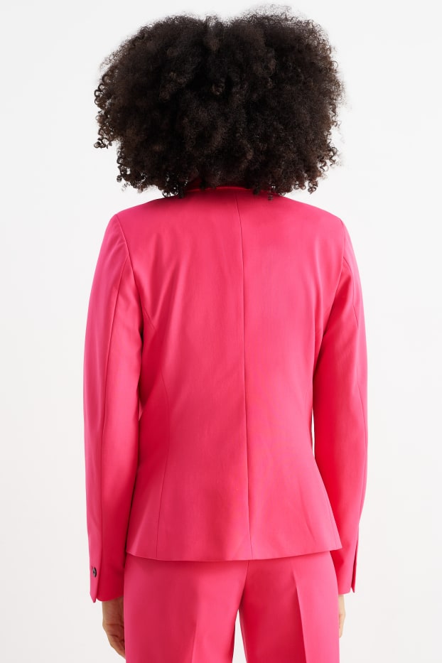Women - Business blazer - fitted - pink