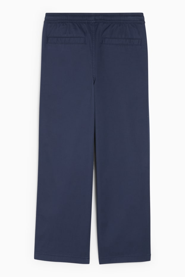 Kinder Jungen - Stoffhose - dunkelblau
