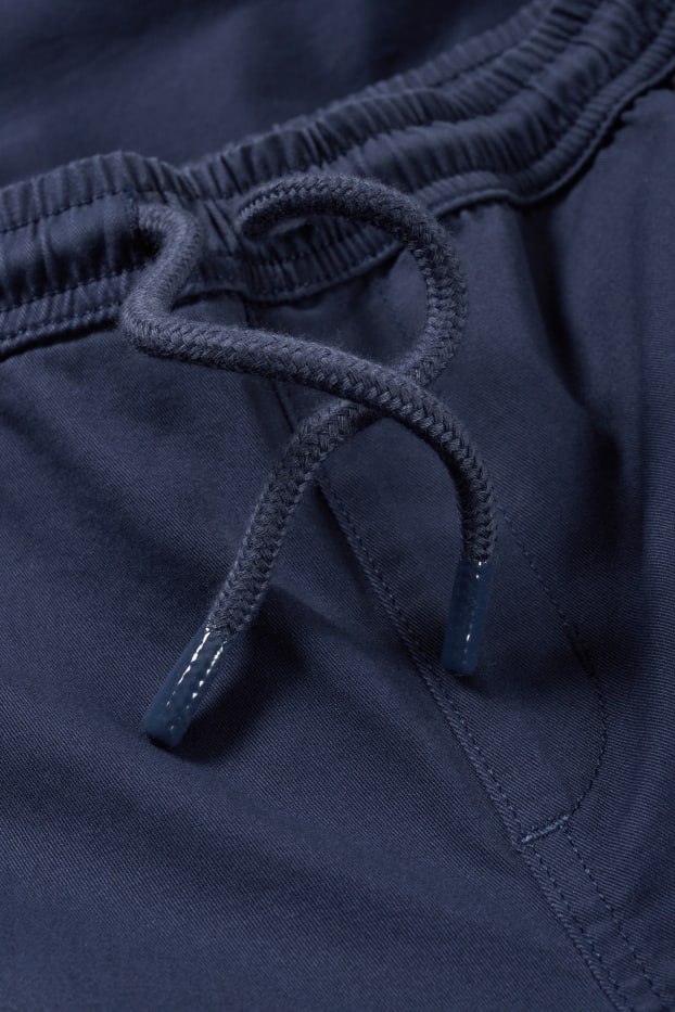 Kinder Jungen - Stoffhose - dunkelblau