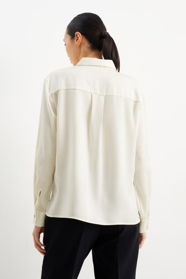 Donna - Blusa business - bianco crema