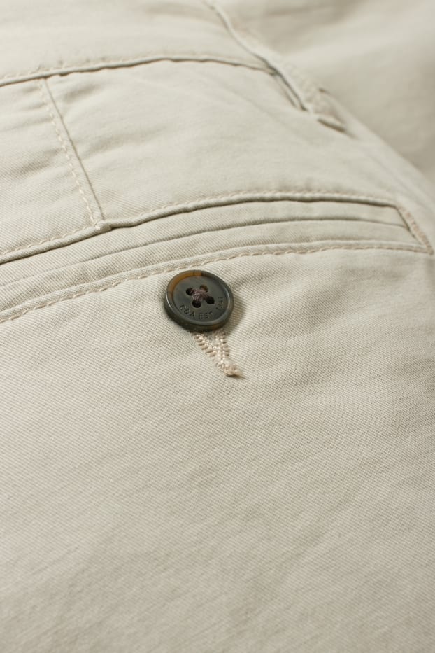 Uomo - Pantaloni chino - regular fit - color sabbia