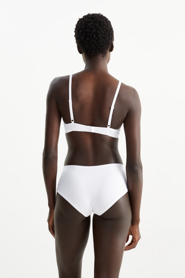 Dona - Paquet de 6 - hipster - LYCRA® - blanc