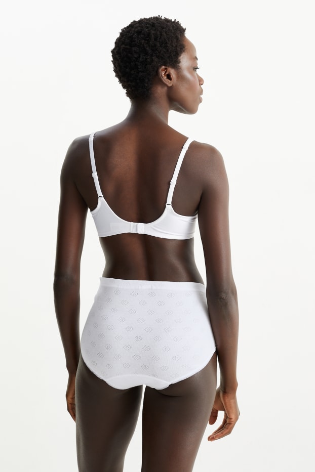 Women - Multipack of 3 - briefs - white