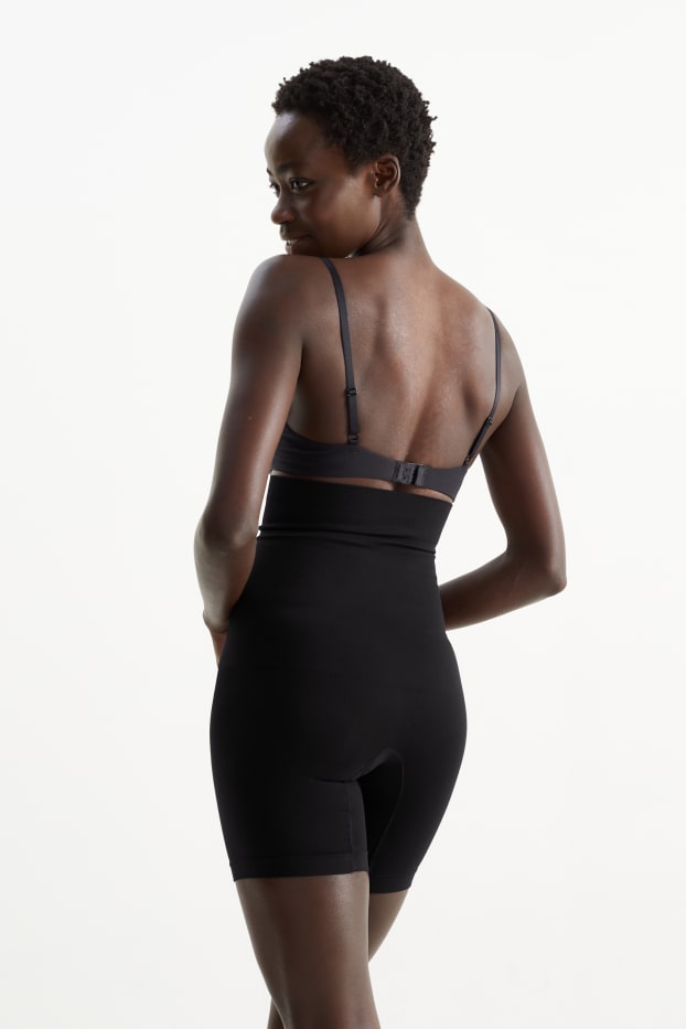 Femei - Pantaloni modelatori - fără cusături - negru