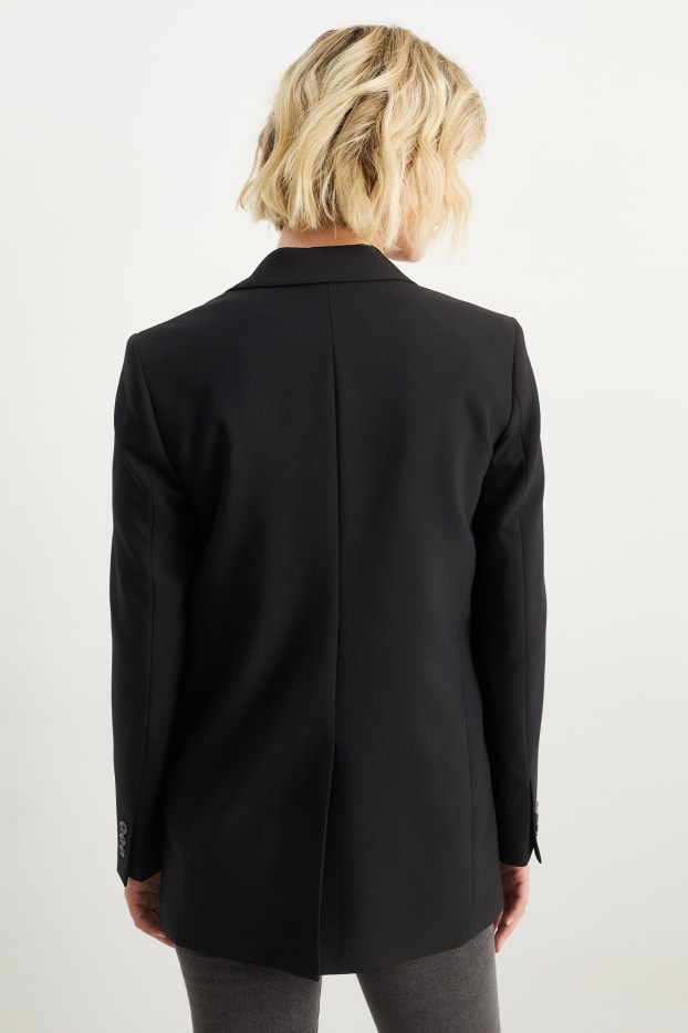 Femmes - Blazer long oversize - noir