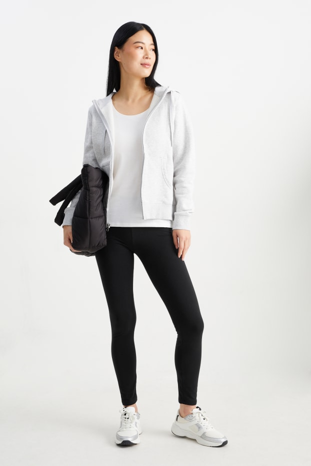 Dames - Set van 2 - legging - LYCRA® - zwart