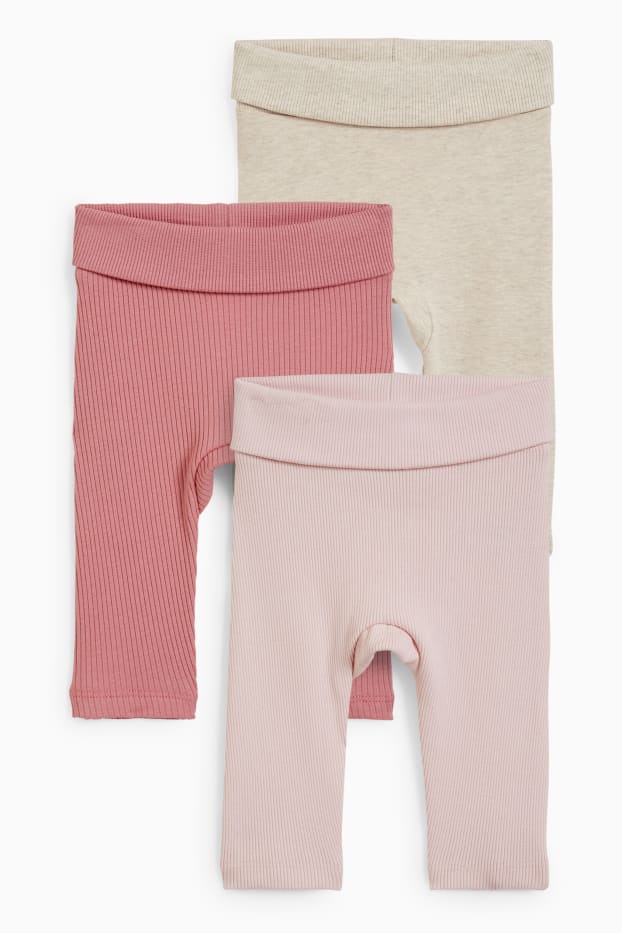 Miminka - dívky - Legíny pro miminka - růžová