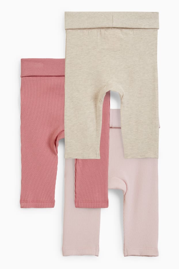 Miminka - dívky - Legíny pro miminka - růžová