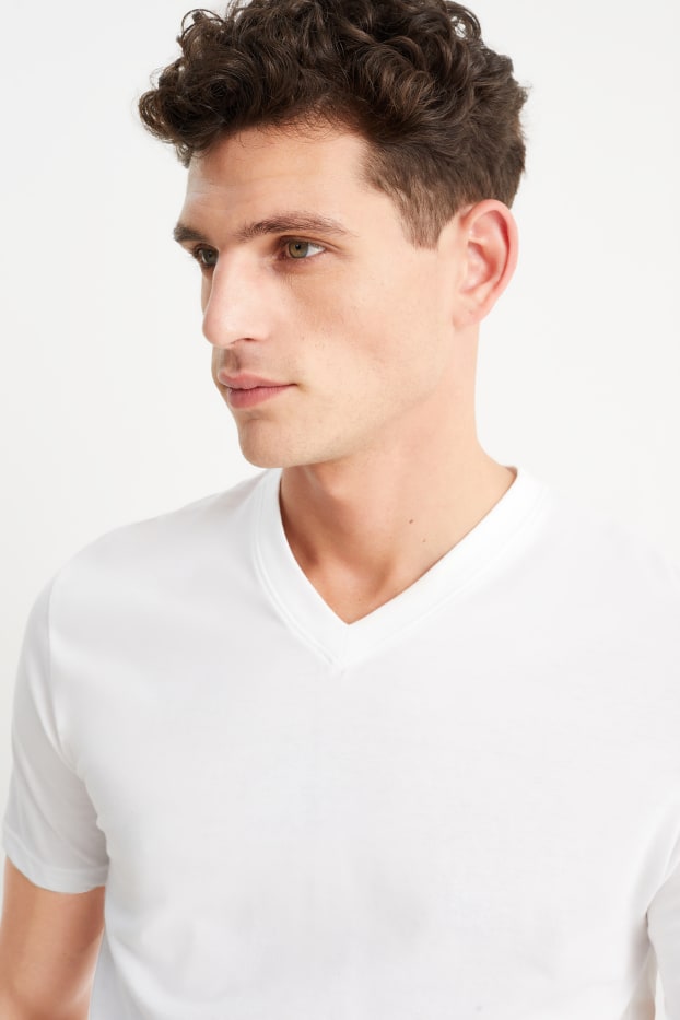 Herren - Multipack 2er - Unterhemd - weiss