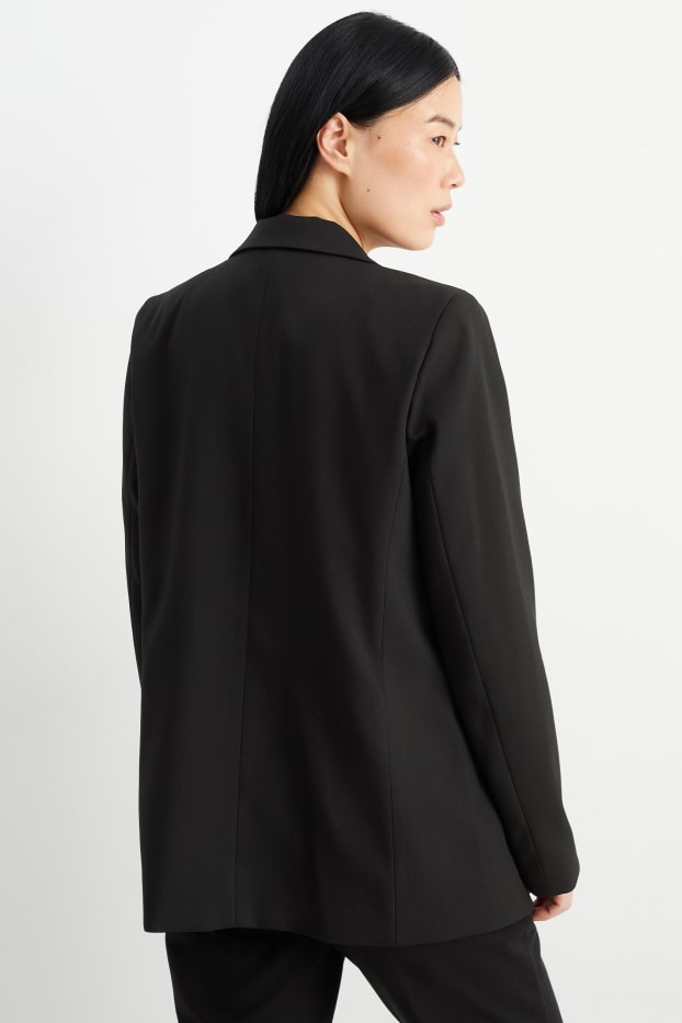 Donna - Blazer lungo - relaxed fit - nero