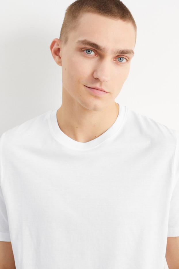 Bărbați - Tricou - regular fit - alb