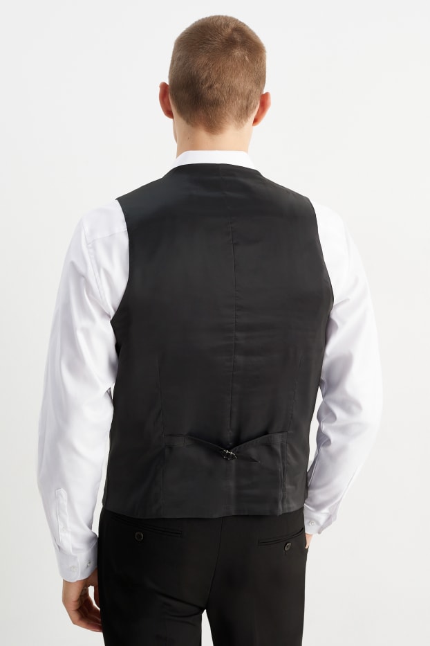 Men - Mix-and-match waistcoat - regular fit - Flex - LYCRA® - black