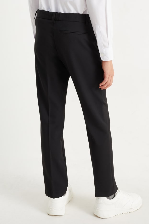 Bambini - Pantaloni coordinabili - stretch - LYCRA® - nero