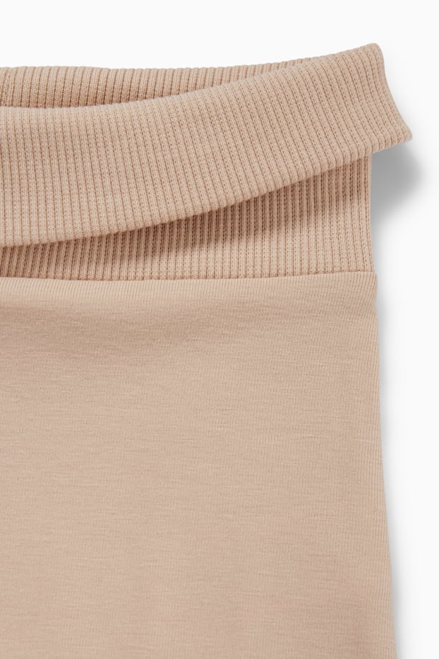 Baby: meisjes - Babyoutfit - 3-delig - beige