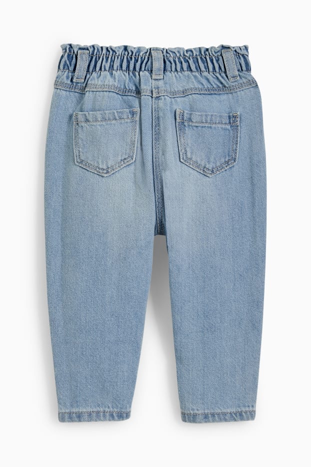 Baby Mädchen - Baby-Jeans - helljeansblau