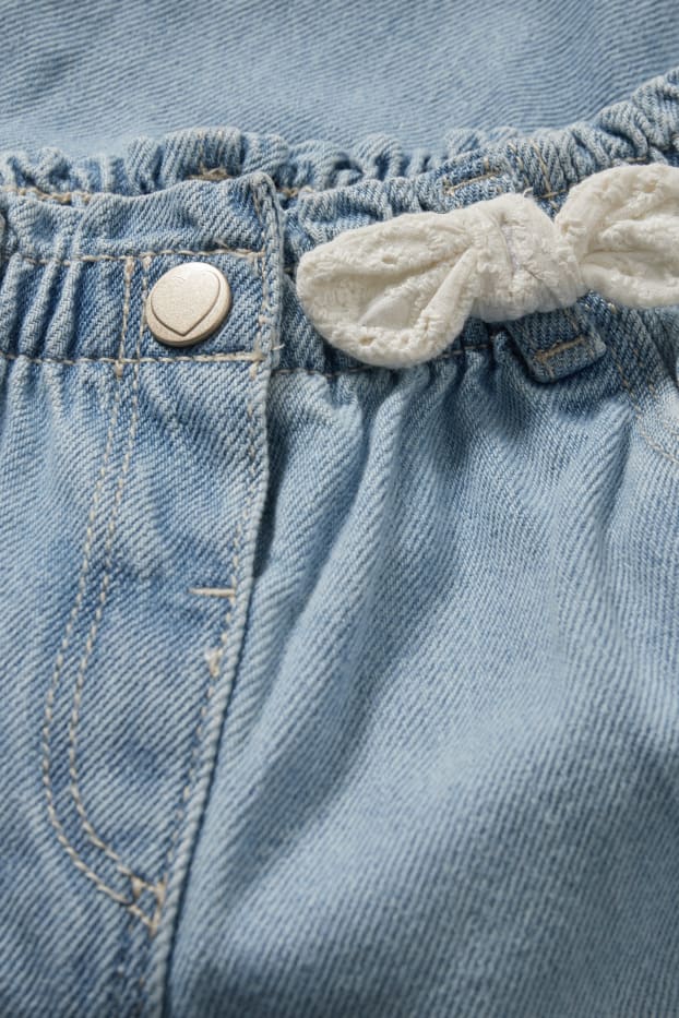 Baby Mädchen - Baby-Jeans - helljeansblau
