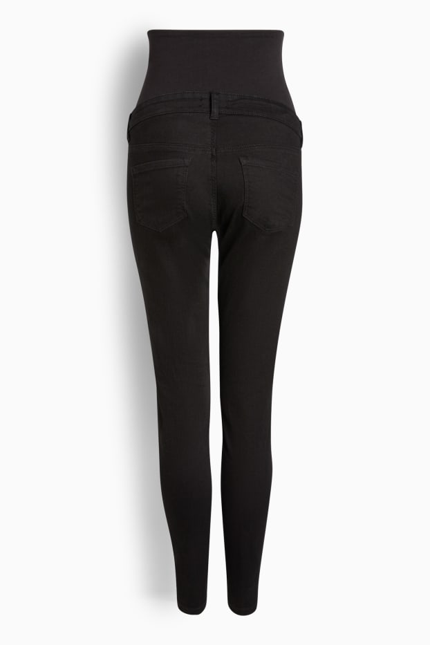 Dames - Zwangerschapsjeans - skinny jeans - LYCRA® - zwart
