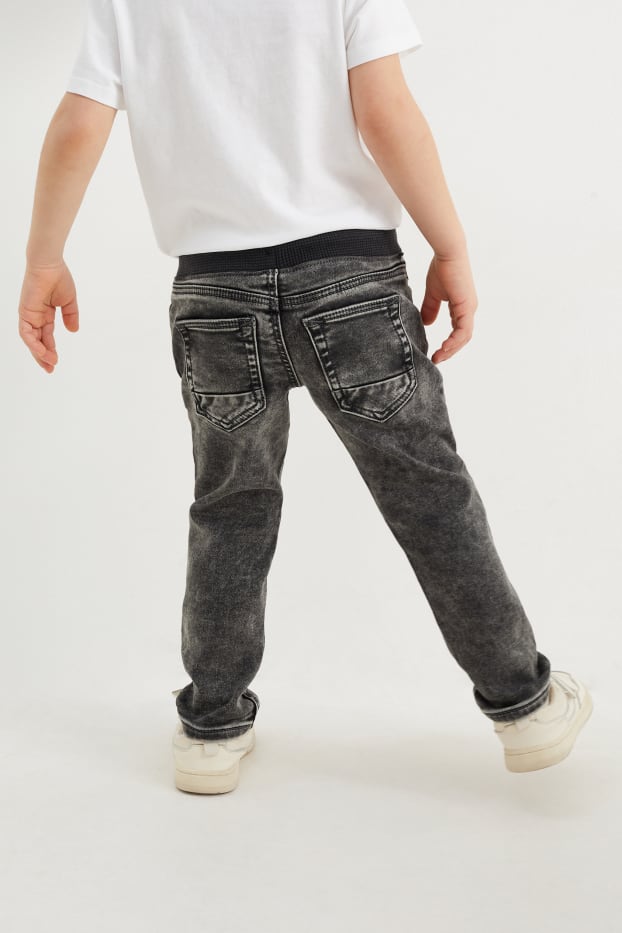 Copii - Băieți - Slim jeans - denim-gri