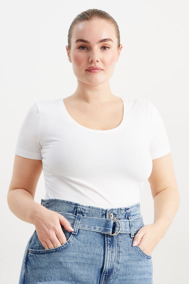 Femmes - Lot de 3 - T-shirts - blanc