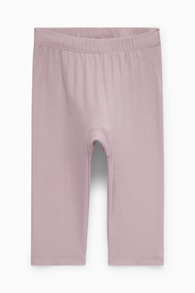 Bébés filles - Lot de 2 - Bambi - pyjama bébé - 4 pièces - beige clair