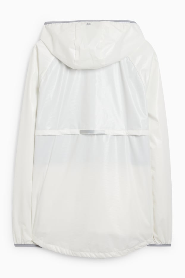 Hommes - Veste de sport à capuche - blanc