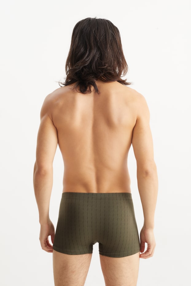 Herren - Multipack 3er - Trunks - dunkelgrün