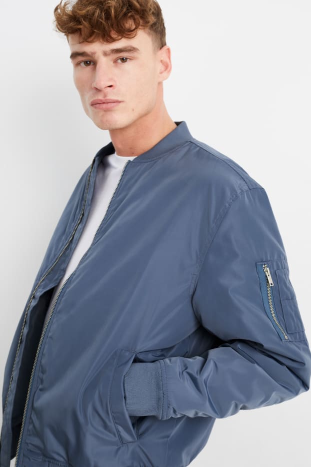 Home - Jaqueta bomber - blau
