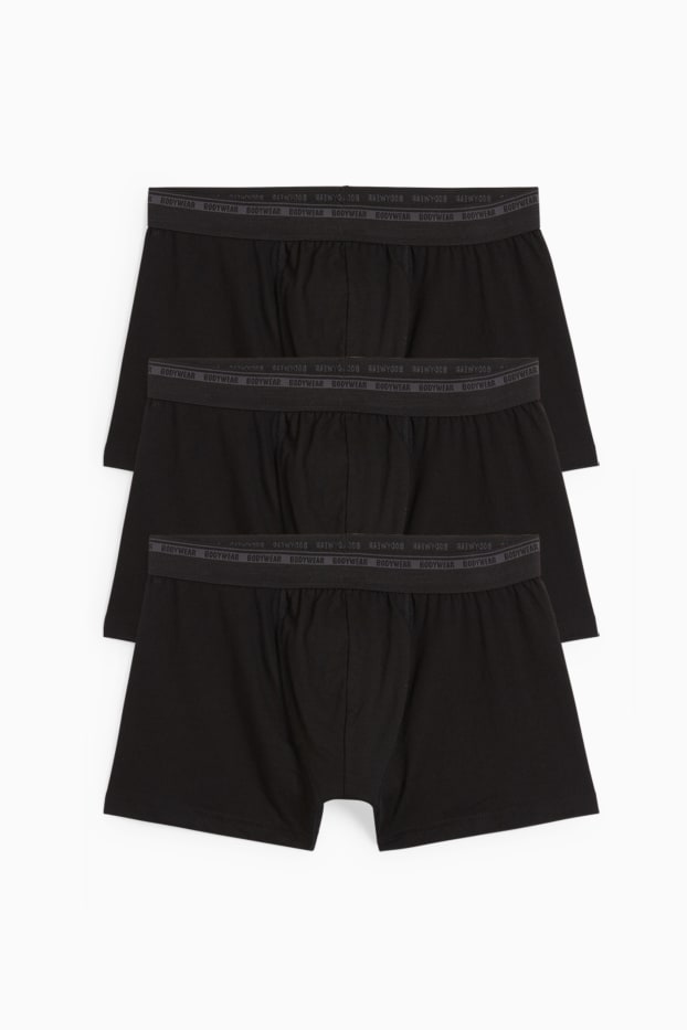 Herren - Multipack 3er - Trunks  - schwarz