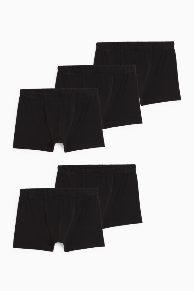 Herren - Multipack 5er - Trunks - schwarz