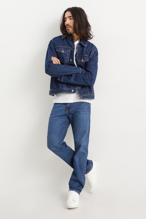 Home - Straight jeans - LYCRA® - texà blau