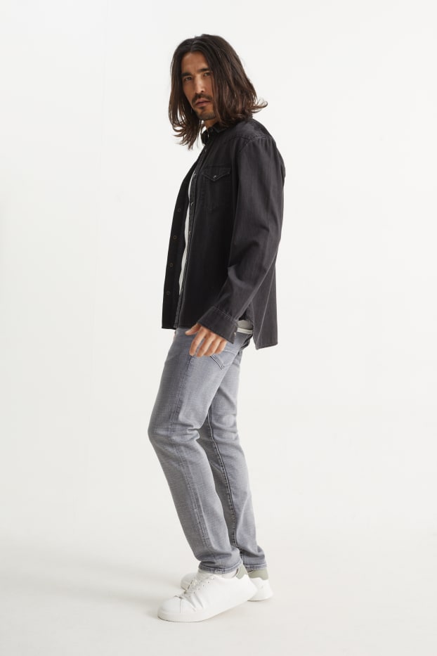 Uomo - Slim jeans - LYCRA® - jeans grigio