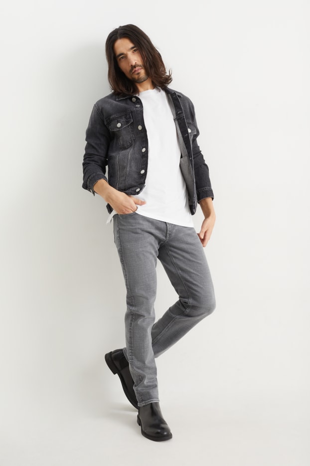 Heren - Slim jeans - LYCRA® - jeanslichtgrijs
