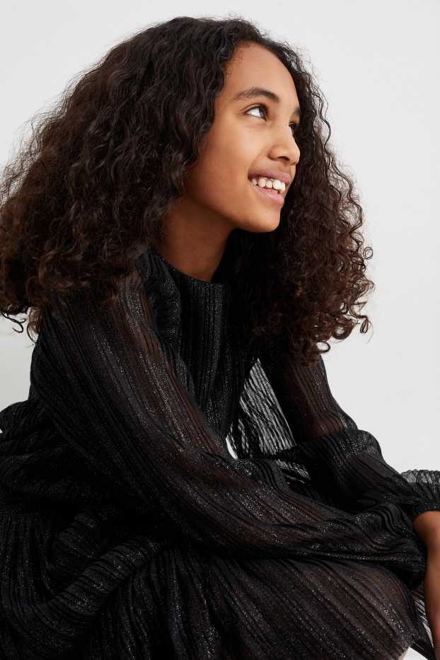 Kinder Mädchen - Kleid - festlich - schwarz