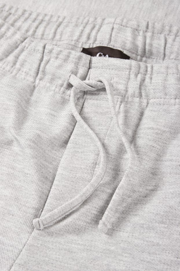 Heren - Joggingbroek - licht grijs-mix