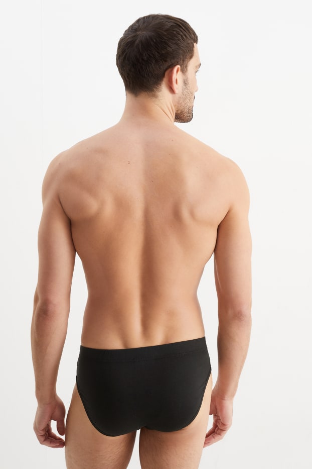 Heren - Set van 3 - slip - zwart