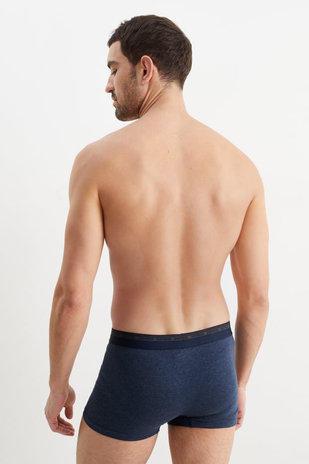 Hommes - Lot de de 3 - boxers - LYCRA® - bleu foncé