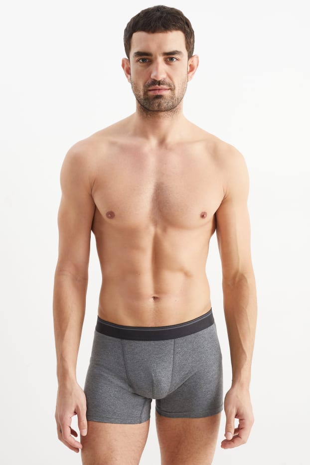 Herren - Multipack 5er - Trunks - grau