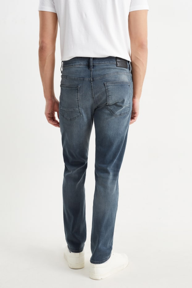 Bărbați - Slim jeans - LYCRA® - denim-albastru