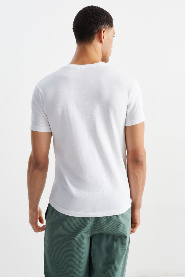 Uomo - Confezione da 3 - canottiera - senza cuciture - bianco