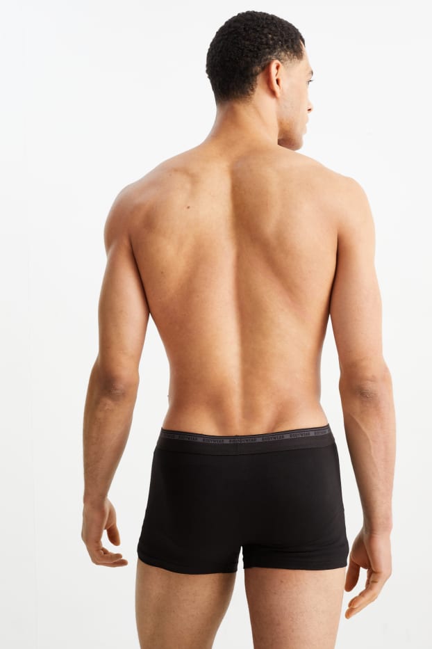 Herren - Multipack 3er - Trunks  - schwarz