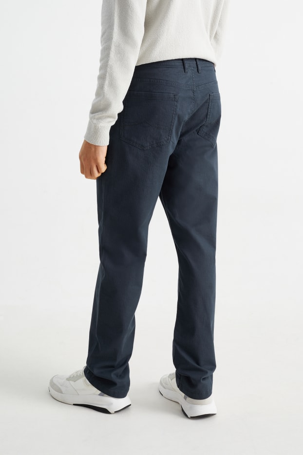 Men - Trousers - regular fit - dark gray