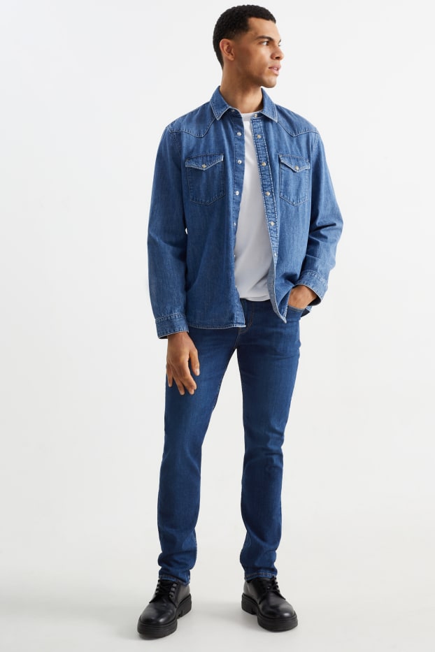 Hommes - Slim jean - jean bleu