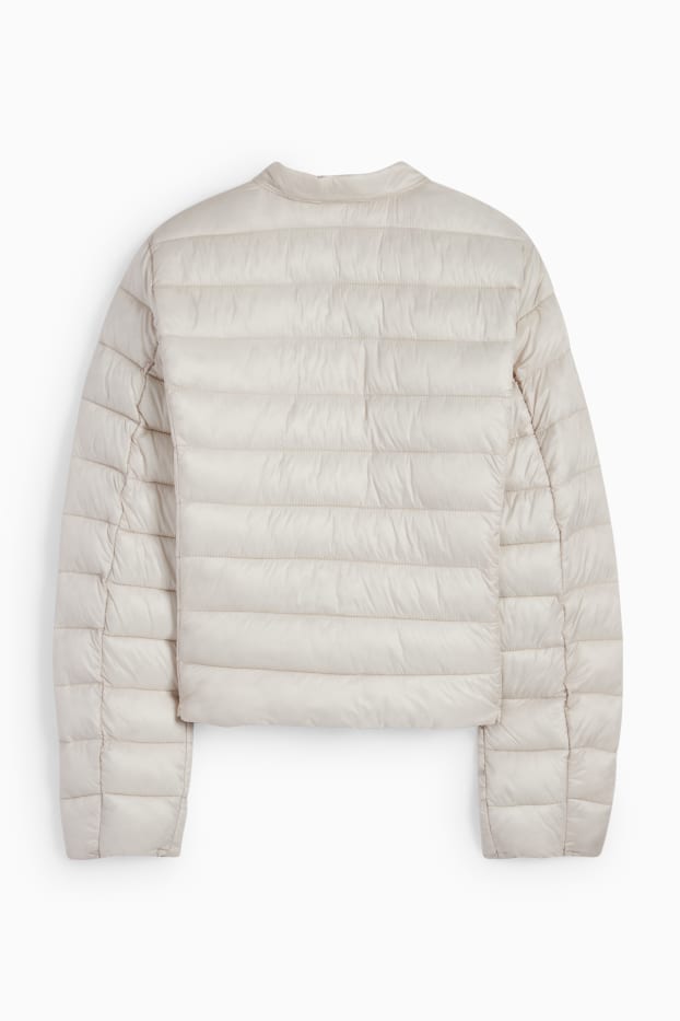 Damen - Steppjacke - hellgrau